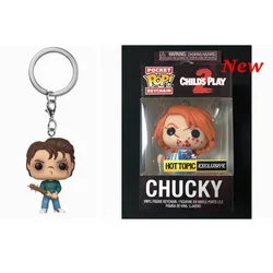 FUNKO POP Pocket Pop Keychain ChostFace Chucky Keychain Steve the Stick Chucky Blood Action Figures Toys