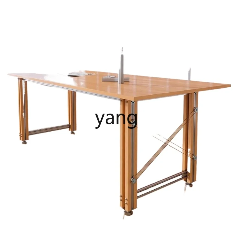 

YJQ ocean board birch desk computer desk household double desk simple modern aluminum profile