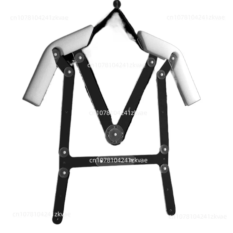 

Clothing live display rack, long and short-sleeved adjustable invisible photography rack, live skirt styling display props
