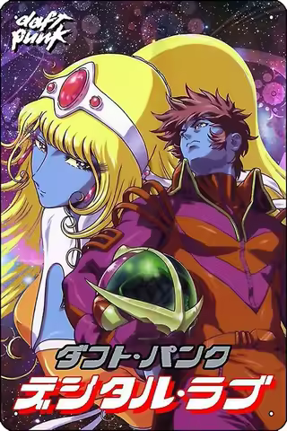 interstella 5555 Poster Metal Tin Sign 12 X 8 Inch Funny Man Cave Home Office Bar Decor