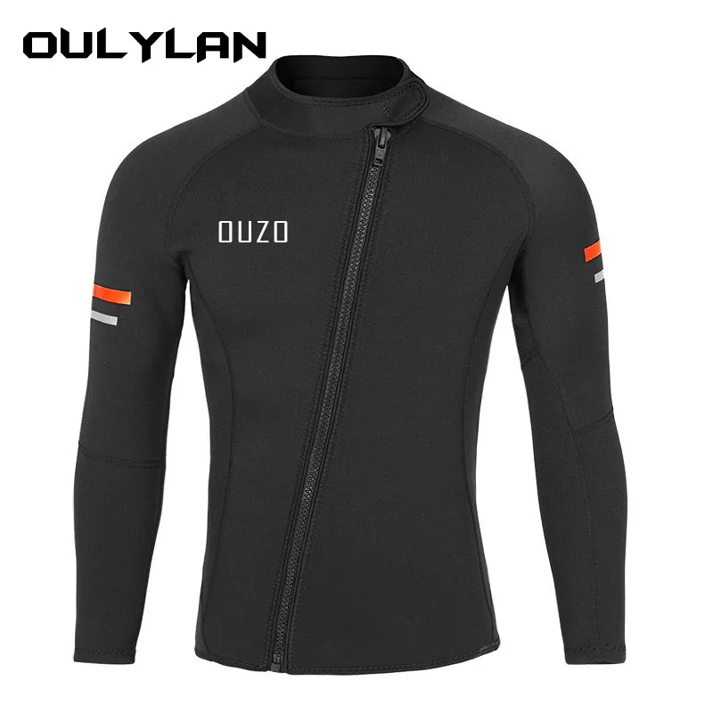 

Oulylan Scuba Neoprene 1.5mm Diving Top Warm Long Sleeve Split Wetsuit Pants for Men Women Underwater Spearfishing Surfing