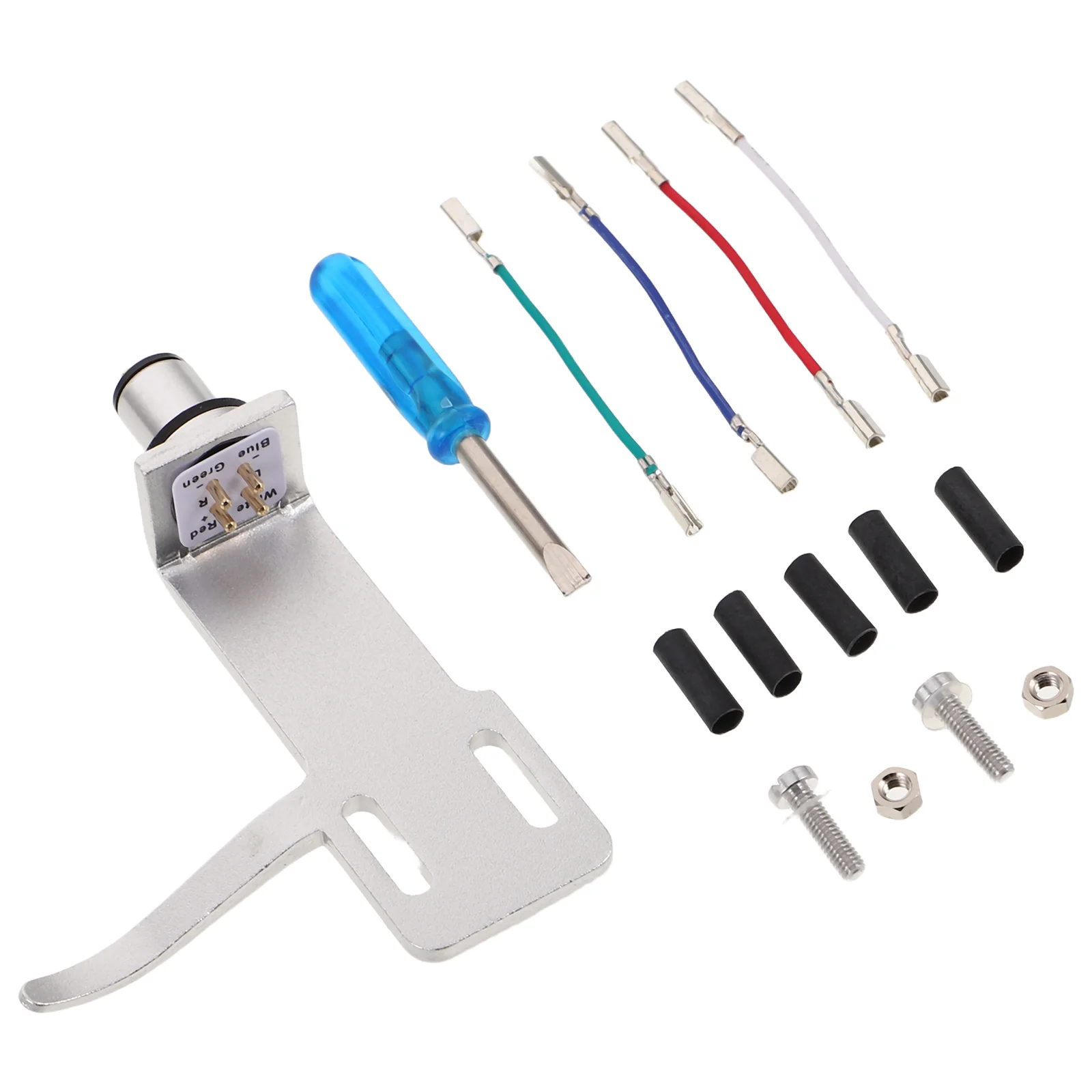

1Set Turntable Headshell Universal Phono Replacement Mount for Record Player Needle Stylus Accessories Durable Shell Repairing