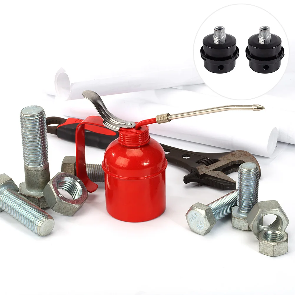 

2pcs Iron Shell Air Compressor 20mm 1/2PT Fittings Generators Blowers Dust Filter Sound Muffler Replacement Parts