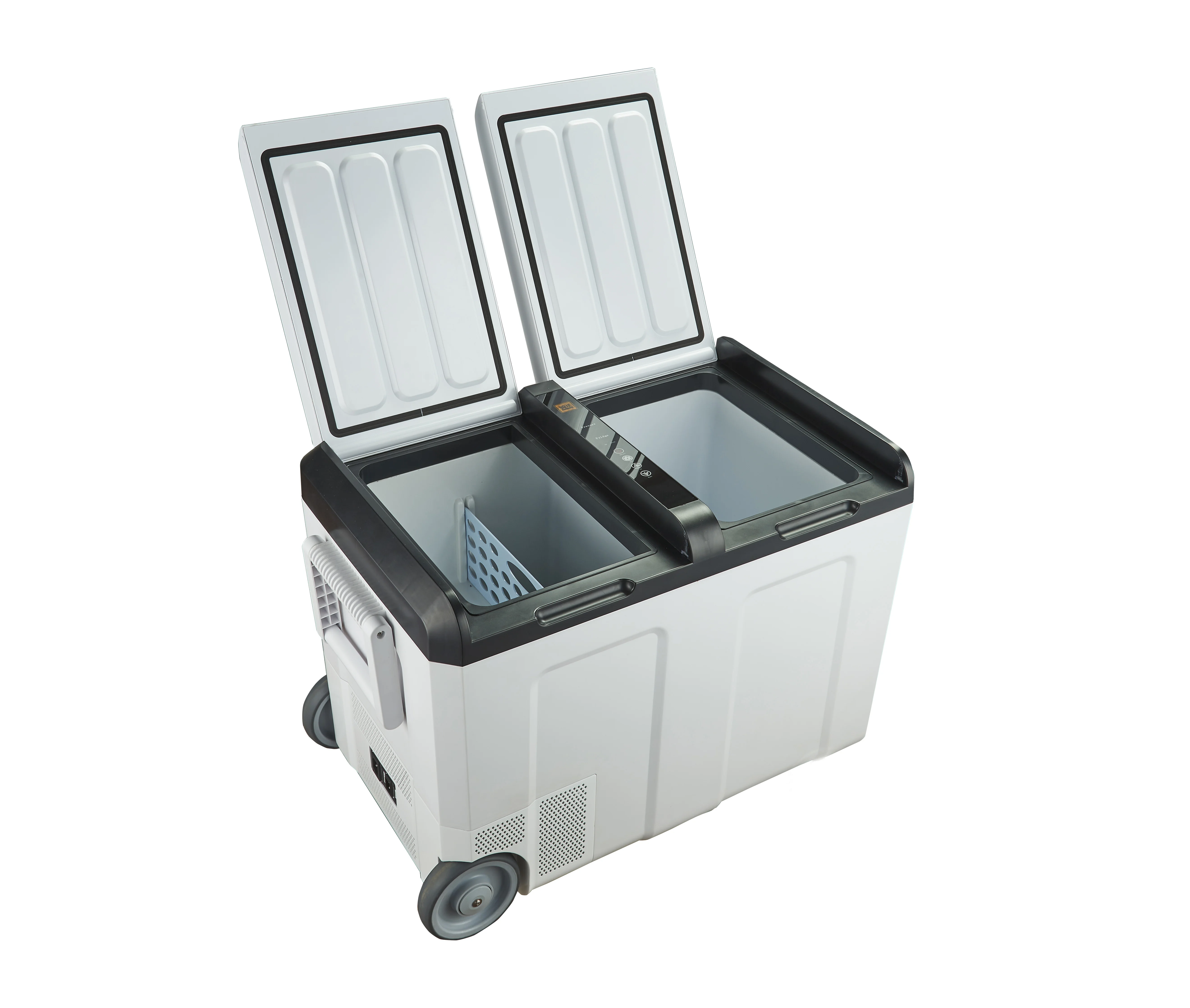 Dual Zone Dual Control Car Fridge Mini Car G-55 Portable Car Fridge With Large Freezer