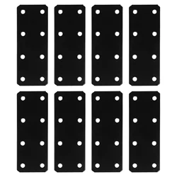 8 Pcs Repair Board Corner Code Furniture Brackets 1000X380X020CM Iron Metal Mending Plate Brace