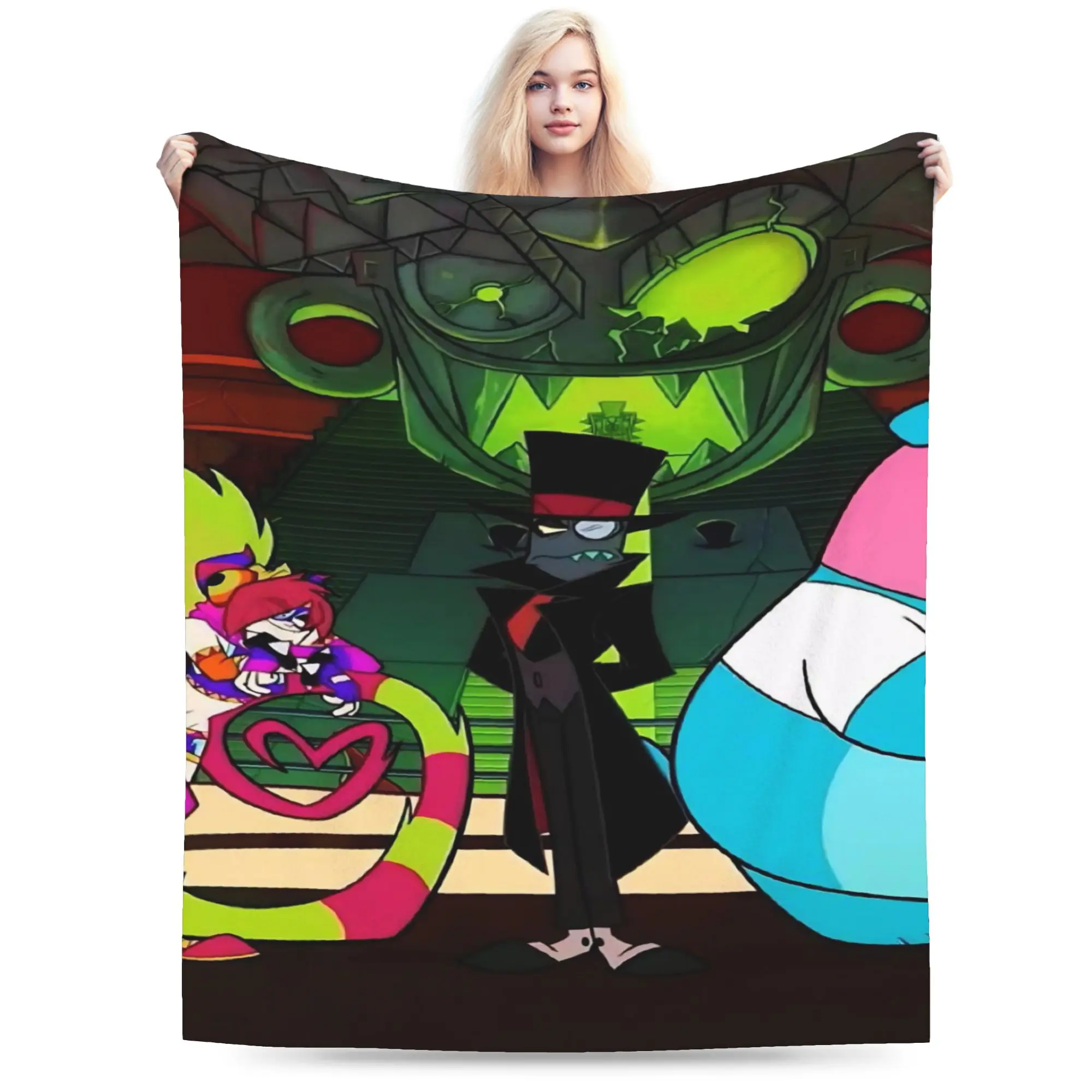 Cozy Villainous Comdy Blanket Accessories Home Decorative  Throws And Blankets Lightweight Fleece for Bedroom