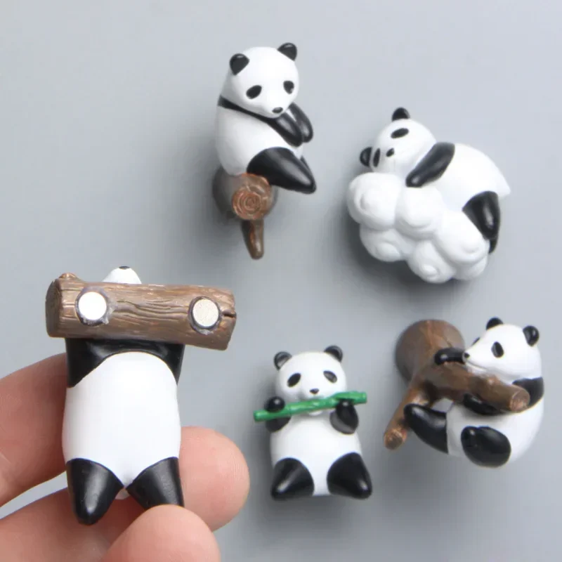 1 Pcs Cartoon Panda Fridge Magnets Refrigerator Message Sticker Home Decoration Kitchen Accessories Tools