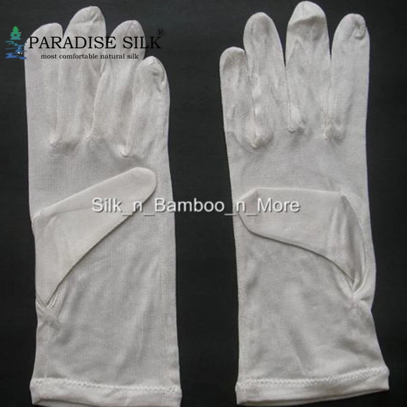 Silk Gloves 100% Pure Silk Liner Gloves Thermal Ski Inner Gloves Driving Cycling Party Gloves One size