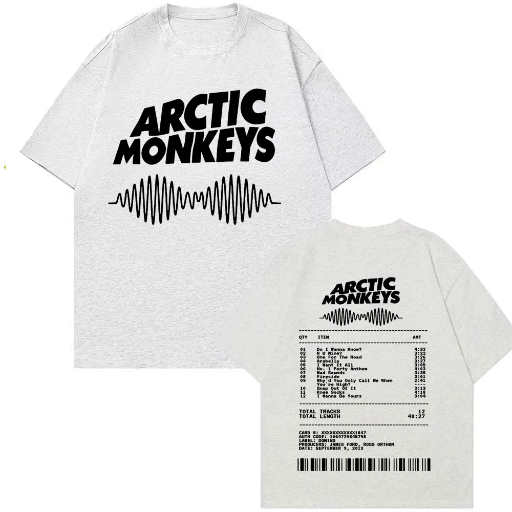 Arctic Monkeys Music Album Graphic T-shirt Men Women Vintage Hip