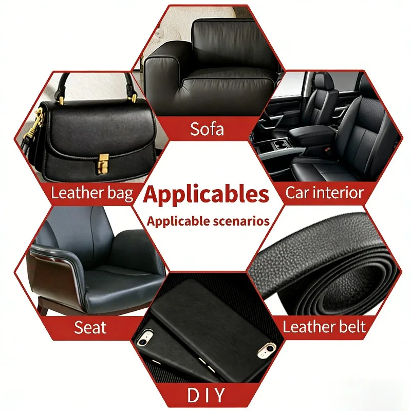 Leather Composite Sponge Fabric Non Adhesive PVC Leather Fabric with Foam Backing Seat Car Roofing Fabric Repair Modification view 6