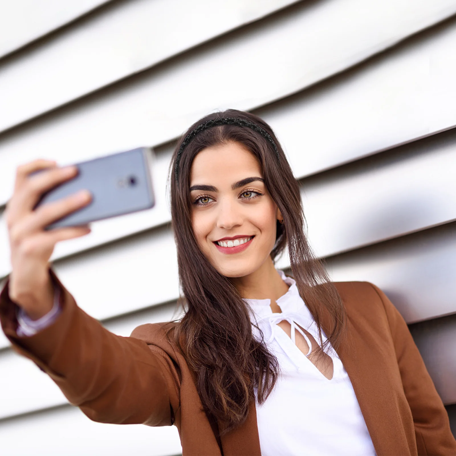 

Beautiful Girl Hairband Simple Bead Decor Head Tying Accessories Home Use Gift Head Band Girl Headband Hair Tying Hairband