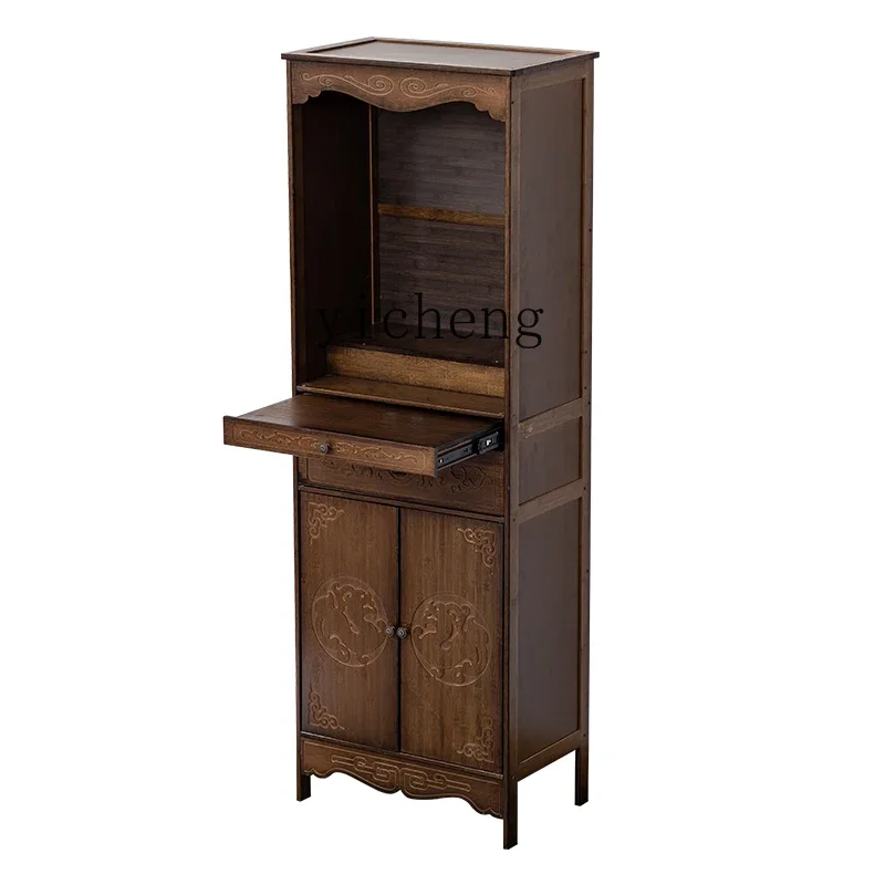 

ZC living room simple Buddhist niche with door for Taiwan household shrine vertical cabinet Buddhist platform Guanyin shrine