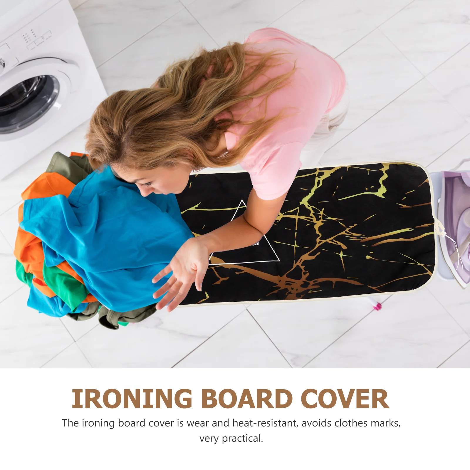 لوحة الكي لوحة الموضة وسادة مقاومة للحرارة عدم الانزلاق حامي للمنزل فندق النوم استخدام غطاء طاولة الكي #1