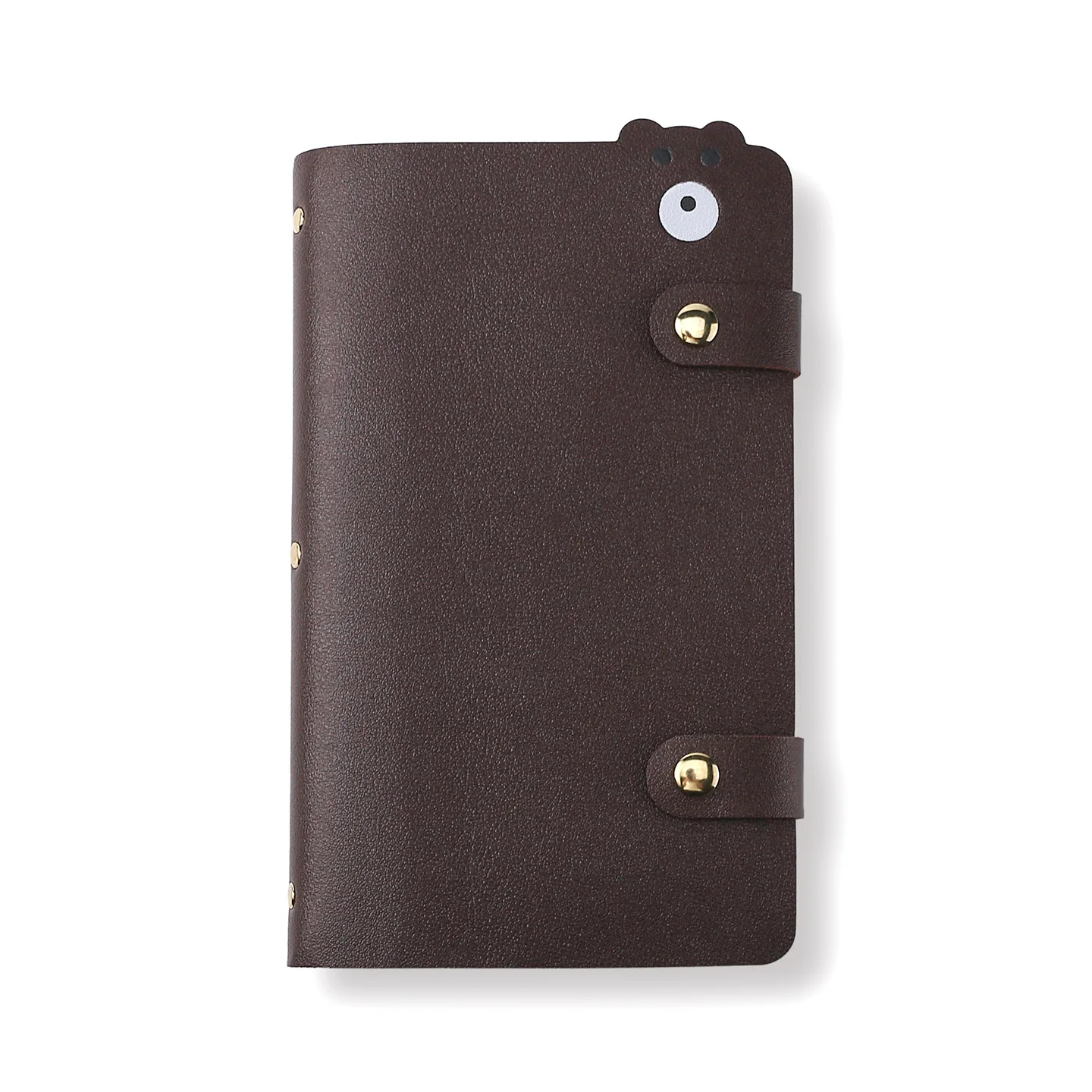 Bank card holder protection case, suitable for both men and women, multi-slot PU leather cute bear card holder