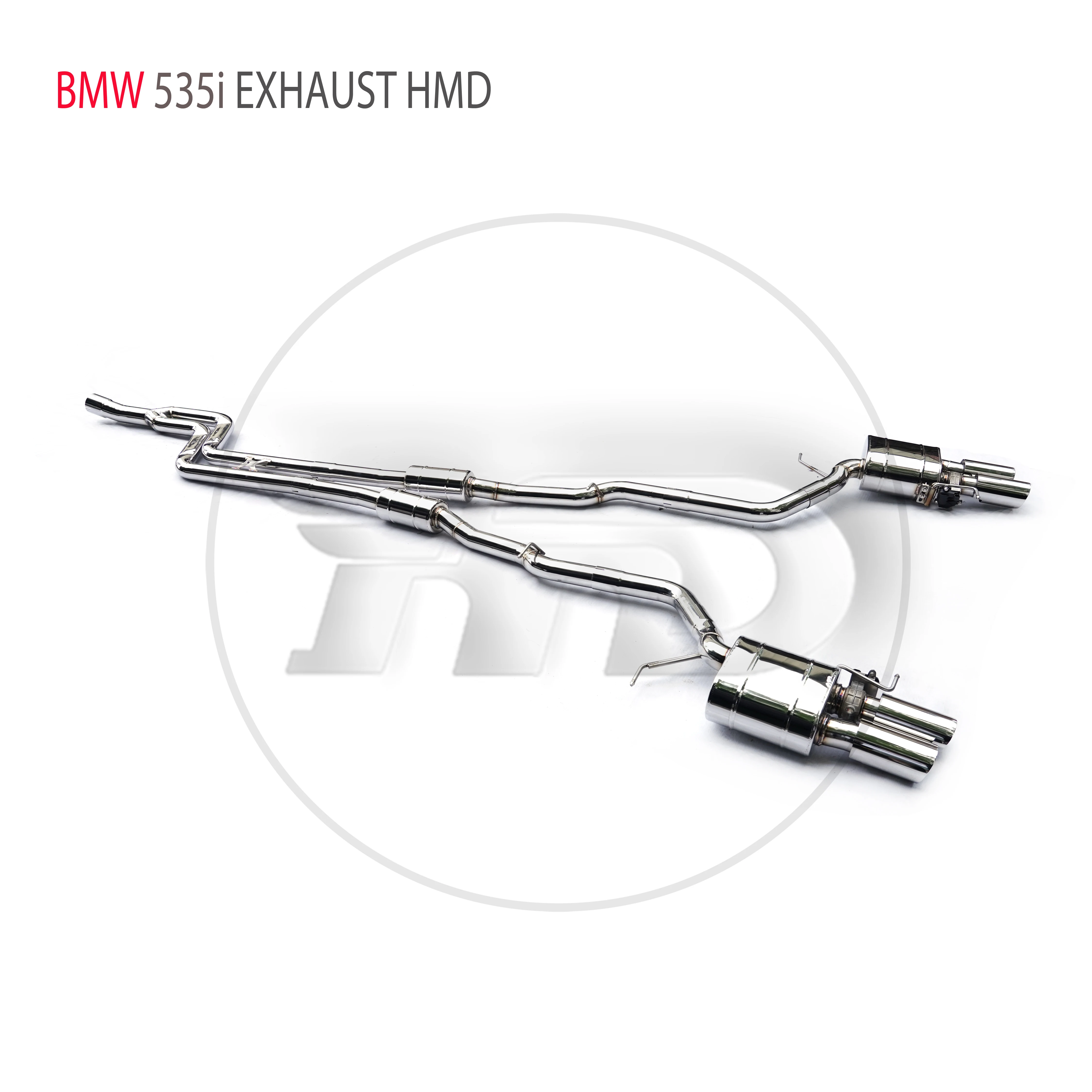 HMD Stainless Steel Exhaust System Performance Catback For BMW 535i F10 N55 Auto Modification Electronic Valve Muffler