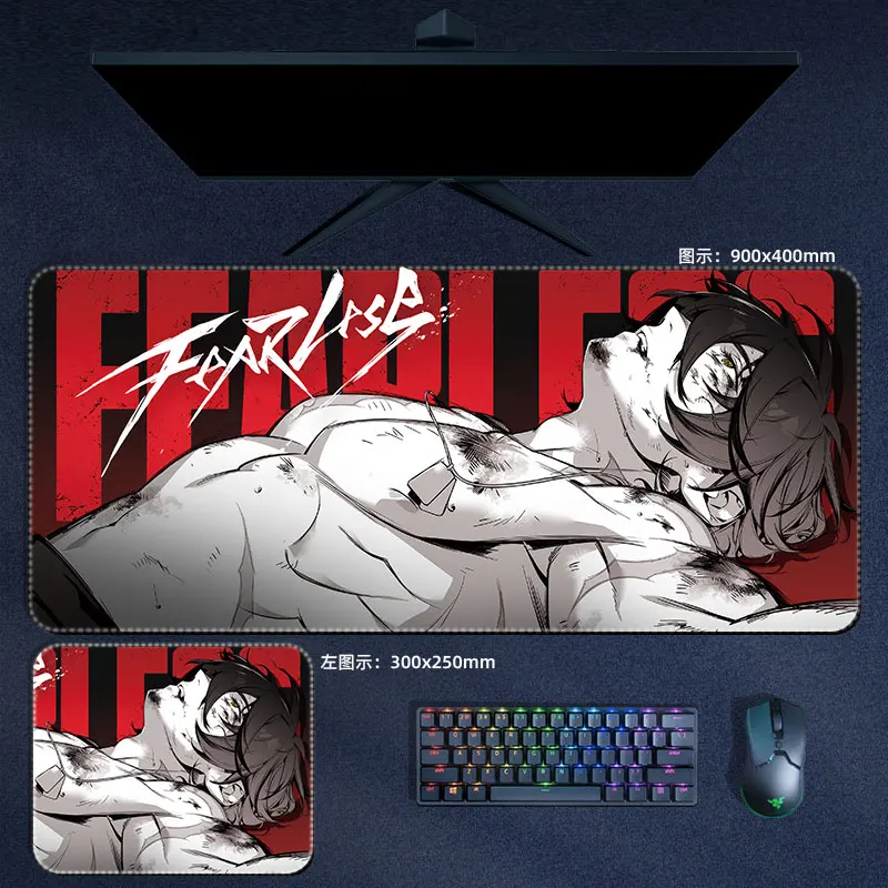 Lighter Mouse Pad Zenless Zone Zero Large XXL Mousepad Anime Computer Keyboard Pad Pc Gaming ZZZ Accessories Desk Mat