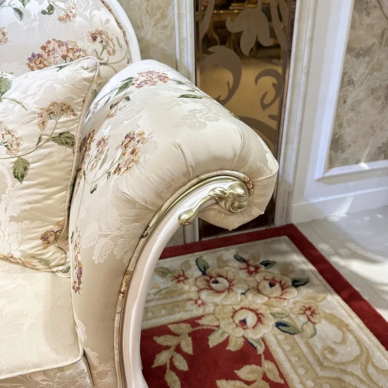 fabric embroidered concubine chair,  luxury beauty couch
