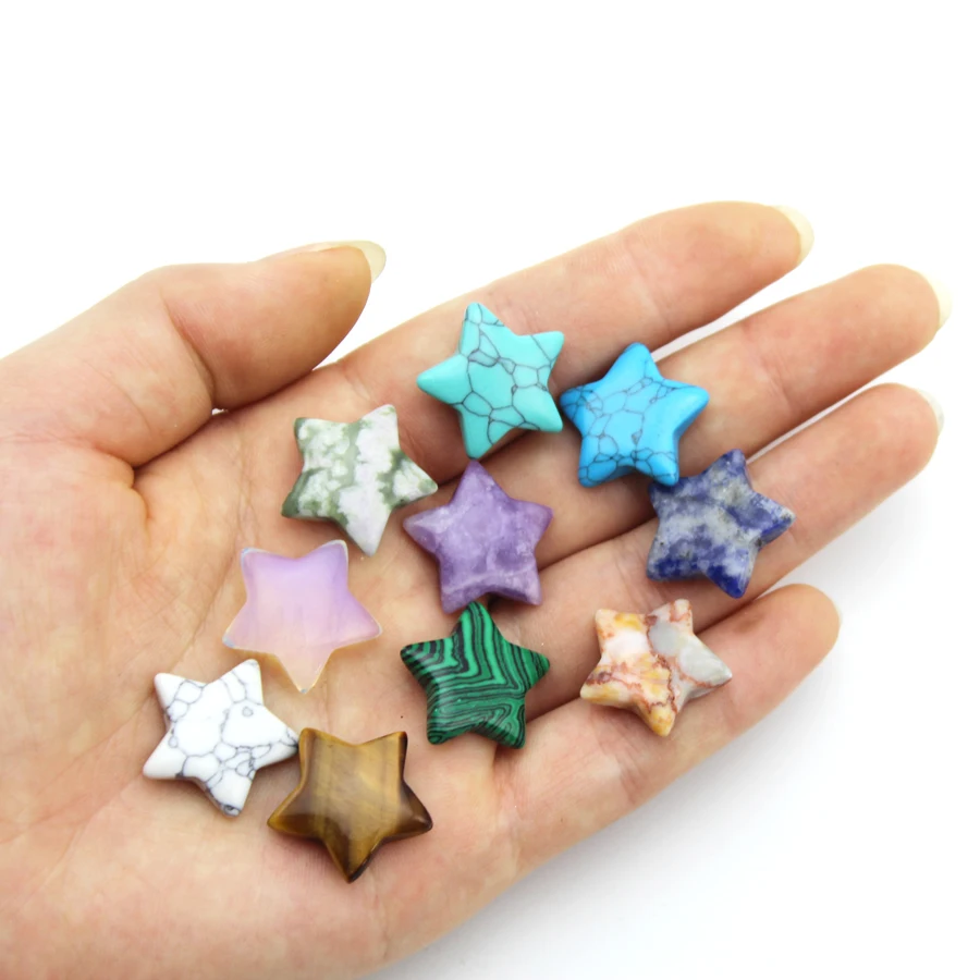 20mm Labrador Star Natural Agate Stone Mineral Crystal Quartz Chakra Reiki Healing Home Decor Decoration Crafts Jewelry Making