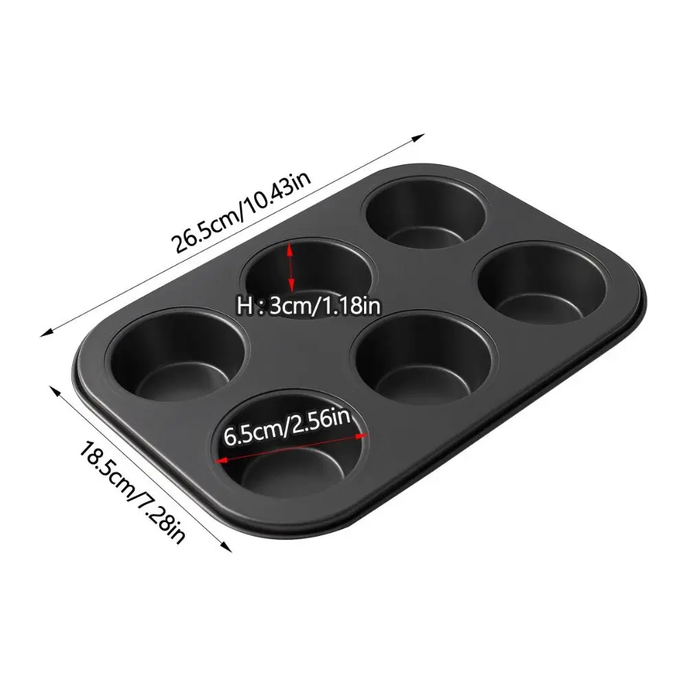 أدوات خبز 12/6 شبكة تشيز كيك عموم غير لاصق قابل للإزالة أسفل الكعك عموم الكربون الصلب قالب كب كيك صغير تورت البيض #6