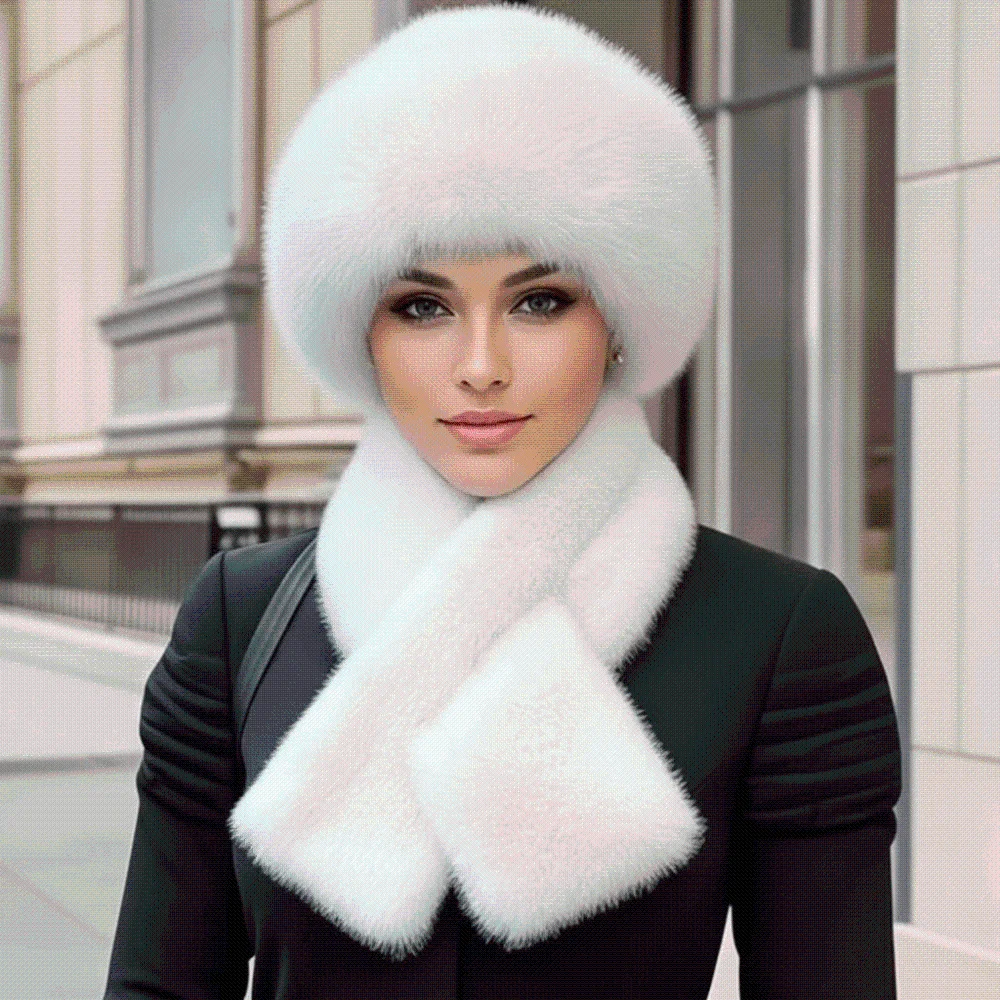 conjunto-de-gorro-de-pelo-espesso-estilo-cossaco-gorro-termico-de-pelo-macio-touca-de-inverno-fofa-e-corta-vento-para-fashionistas