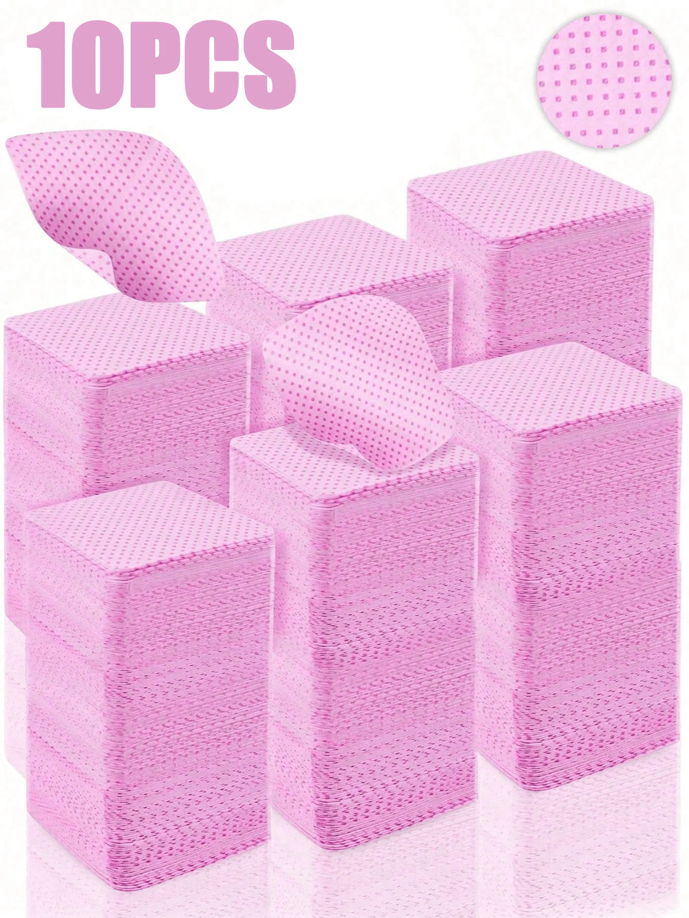 

1080/400/200pcs Odorless Professional Lint-Free Nail Polish Remover Pads, UV Gel Cleaning Wipes. Manicure Prep & Finishing Cleaning Tools. Available in Pink.