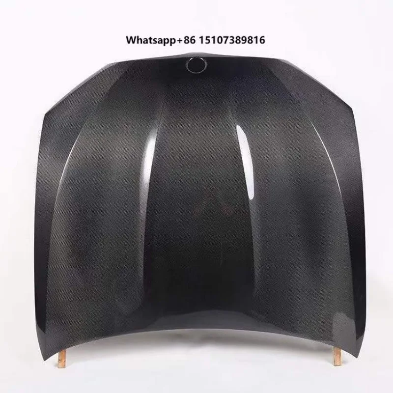 New Carbon Fiber Hood for G30 F90 5 Series 2017-2024 M5 Style Upgrade with 100% Fitment and Screw-On Attachment