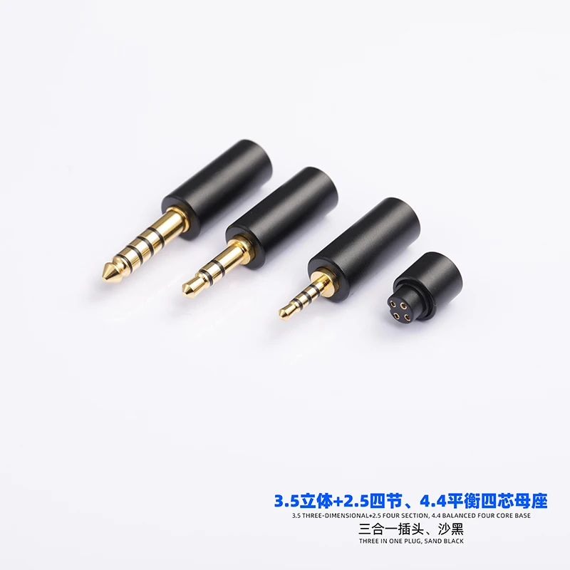 3.5mm metal 4.4mm 2.5 earphone upgrade cable DIY accessory wiring terminal