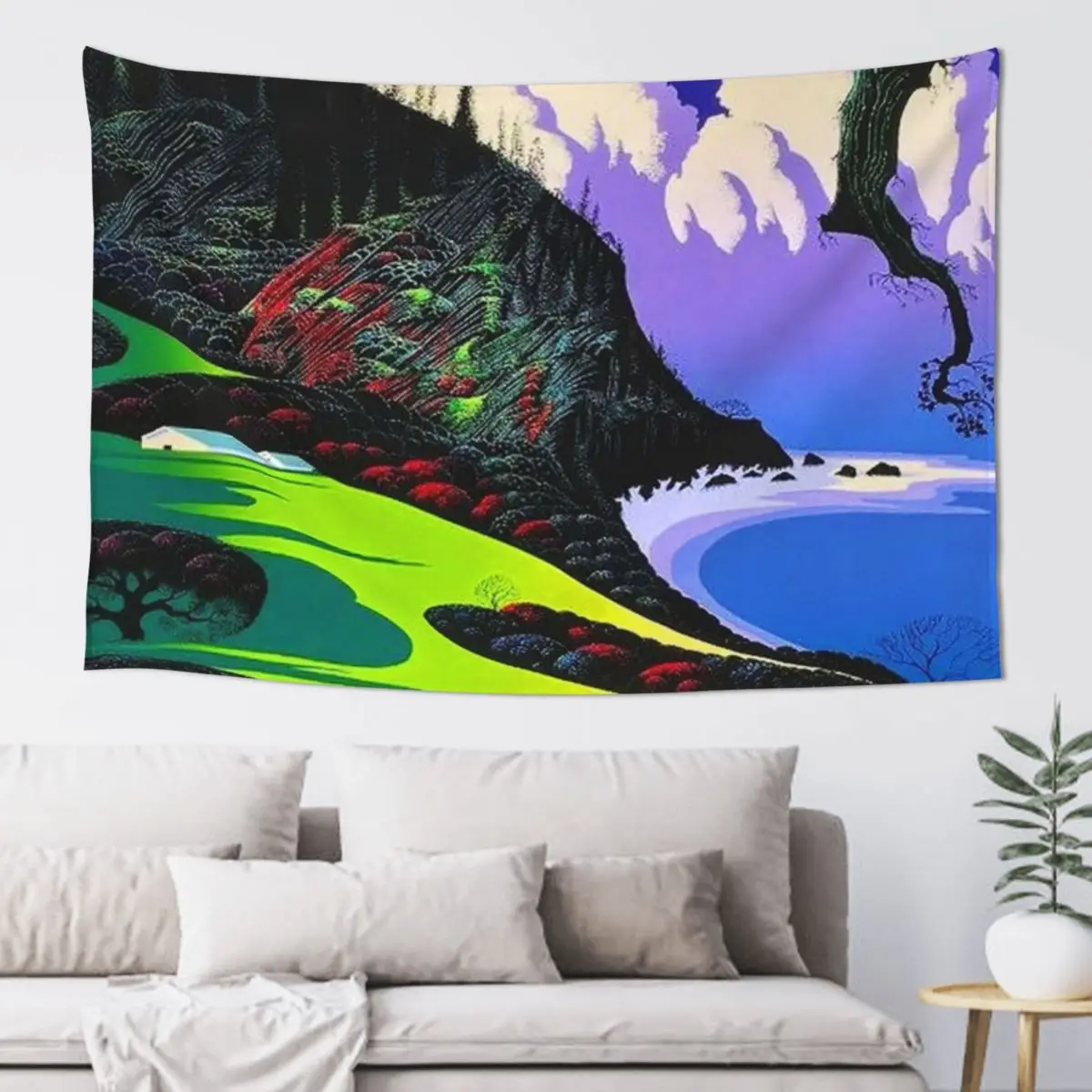 

Eyvind Earle Tapestry Decorations For Room Wallpaper Aesthetic Room Decors Decor Home Tapestry