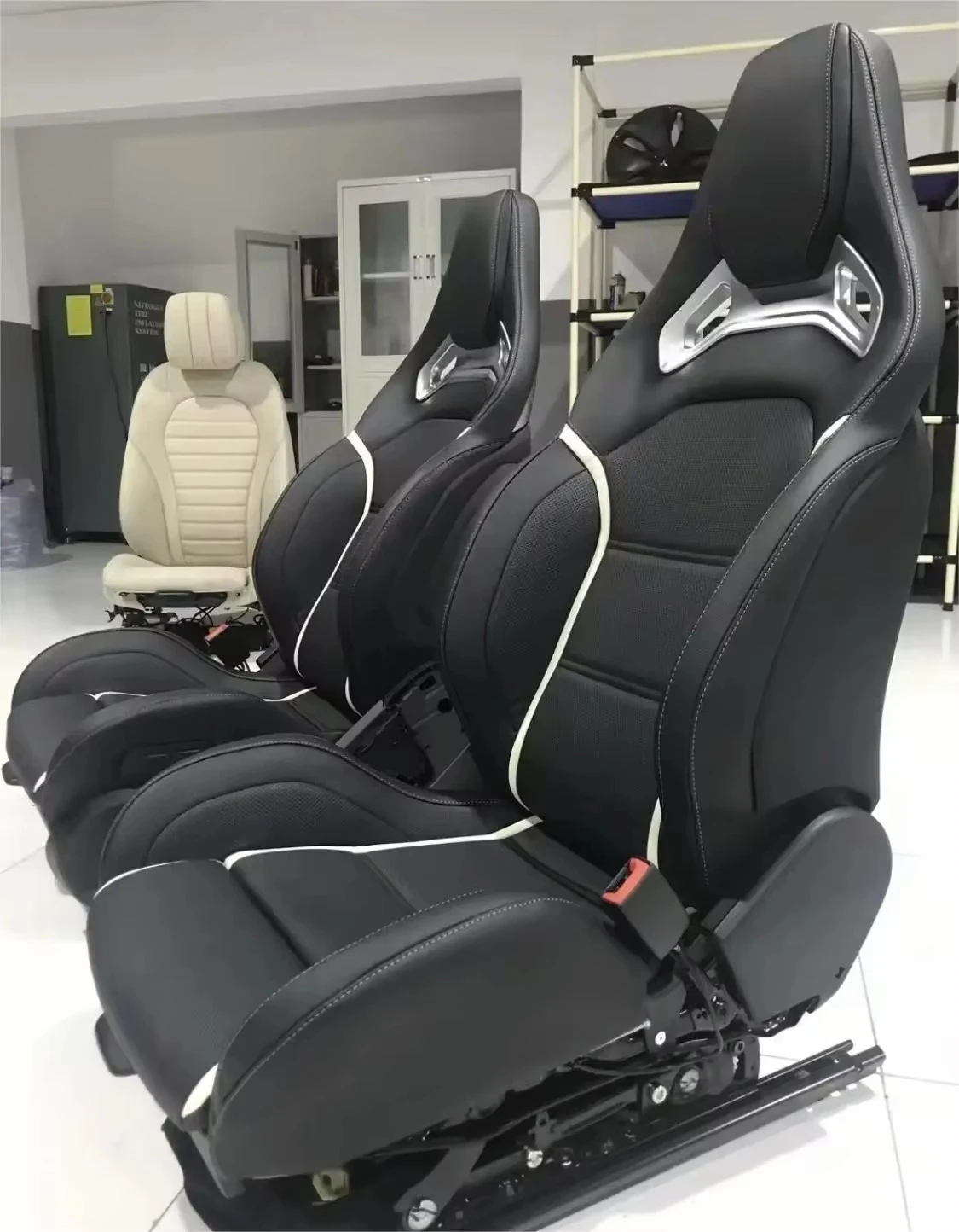 Direct Factory Sale High  Leather Car Seats for Mer-cedes-Ben-z E63 A-M-G W213 Modified Version