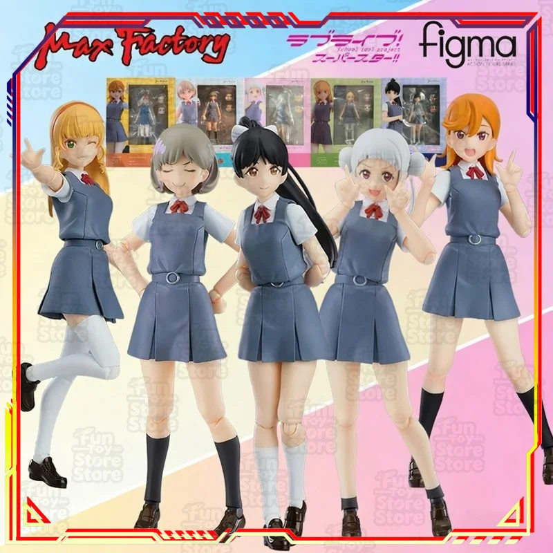 Max Factory Original Figma Love Live! Superestrella!! Figura de Acción Tang Keke 545, Modelo Coleccionable, Muñeco Articulado, Juguetes de Regalo para Niños