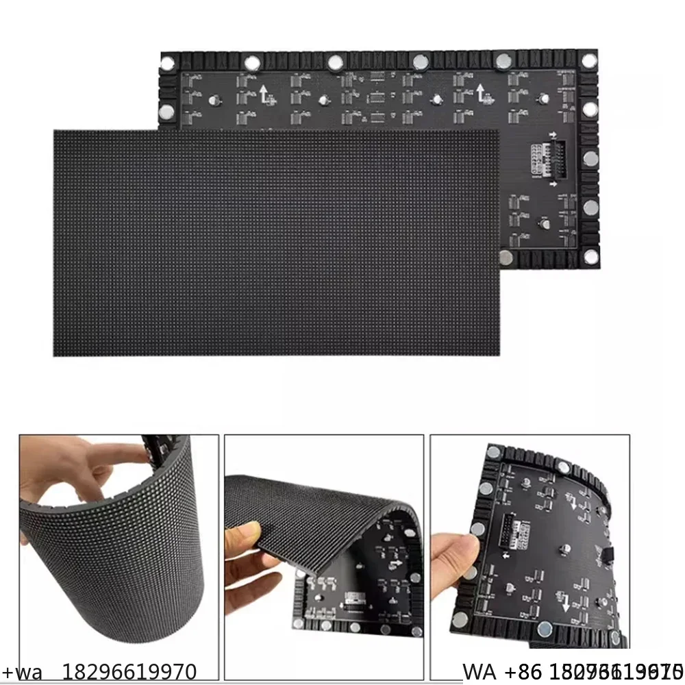 Indoor P1.86 LED Display High Res Flexible Panel for Exhibition Halls & Conference Rooms