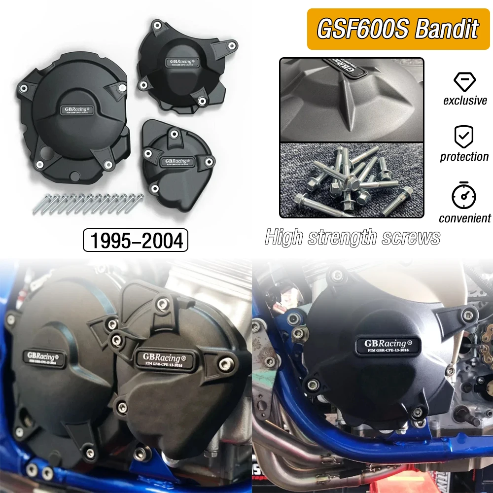 

Для Suzuki GSF600S Bandit 1995-2004 модификация мотоцикла, комплект защитных чехлов для капота двигателя