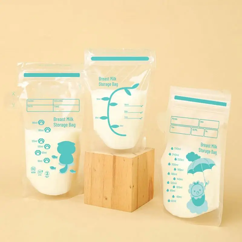 Breast milk Storage Bags 30pcs Large Capacity Breastmilk Freezer Bags for Refrigeration Freezing Pumping Breastfeeding accessory