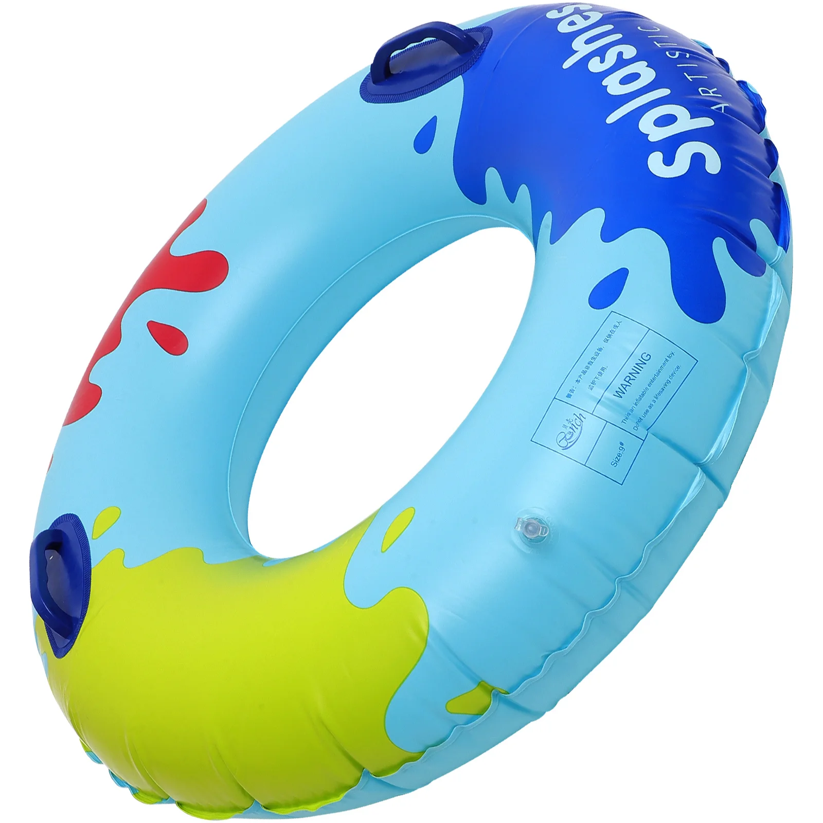 

Pool Float inflatable Swim Ring Splash-ink Swim Circle Adult Summer Floating Ring with Handle universal Water Sport Beach supply