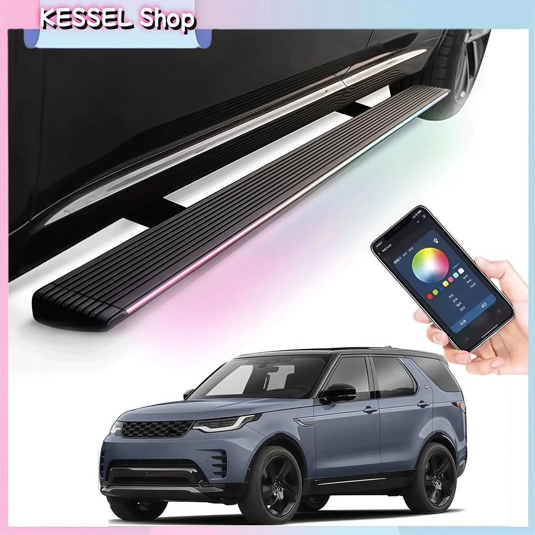 

Power Side Step with LED Light Electric Running Boards fits for Land Rover Discovery 5 L462 2017-2025 2026 Retractable Steps