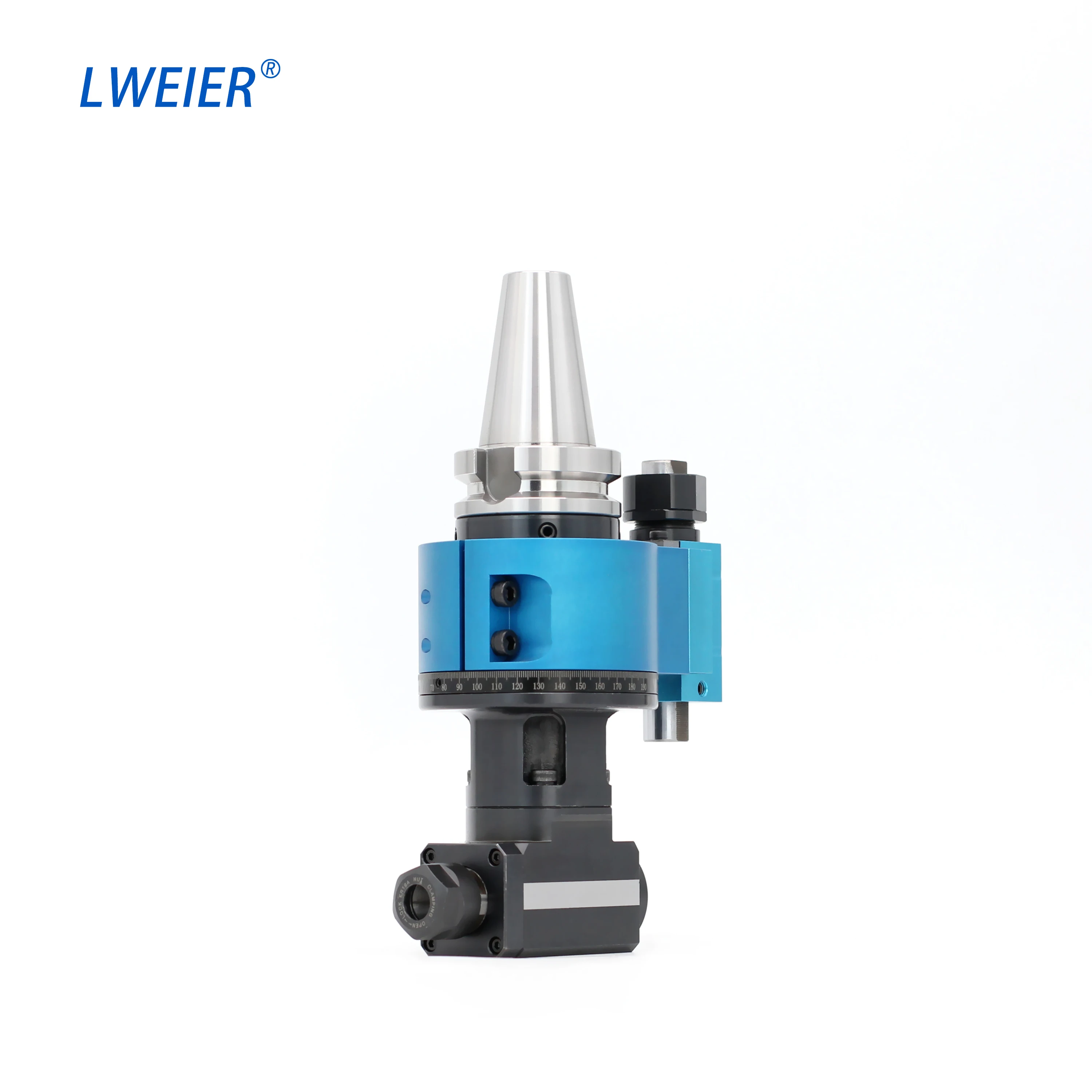 BT40 HSK63 Angle Head 100A Side Milling Machine Tools Accessories Factory Direct Sales From Manufacturer Including AG90-ER16-70