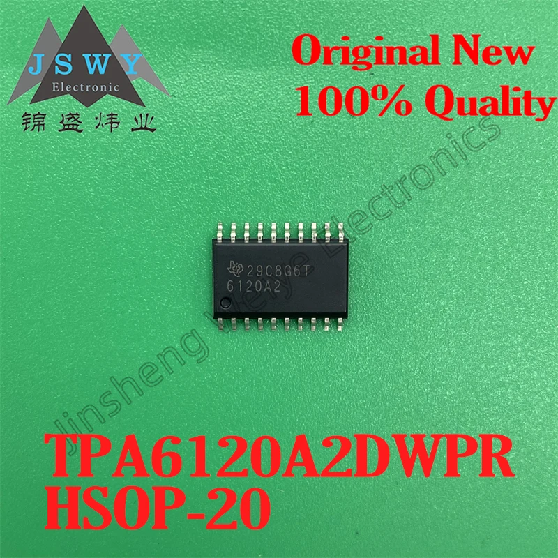 

(5/20pieces) TPA6120A2DWPR TPA6120A2 6120A2 SOIC-20 audio power amplifier chip new original spot