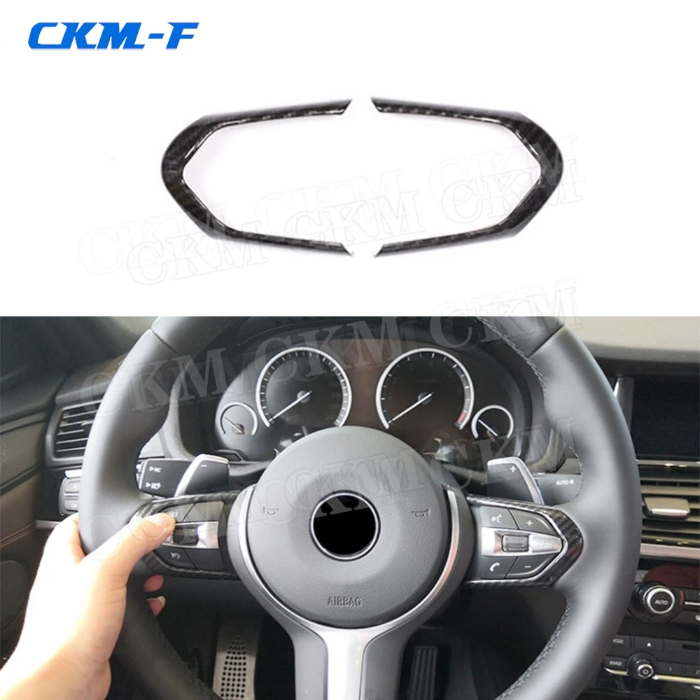 

Steering Wheel Key border Trim Frames Accessories for BMW M3 M4 M5 F20 F22 F30 F32 F10 F06 F15 F16 M-Sport ABS Interior Stickers