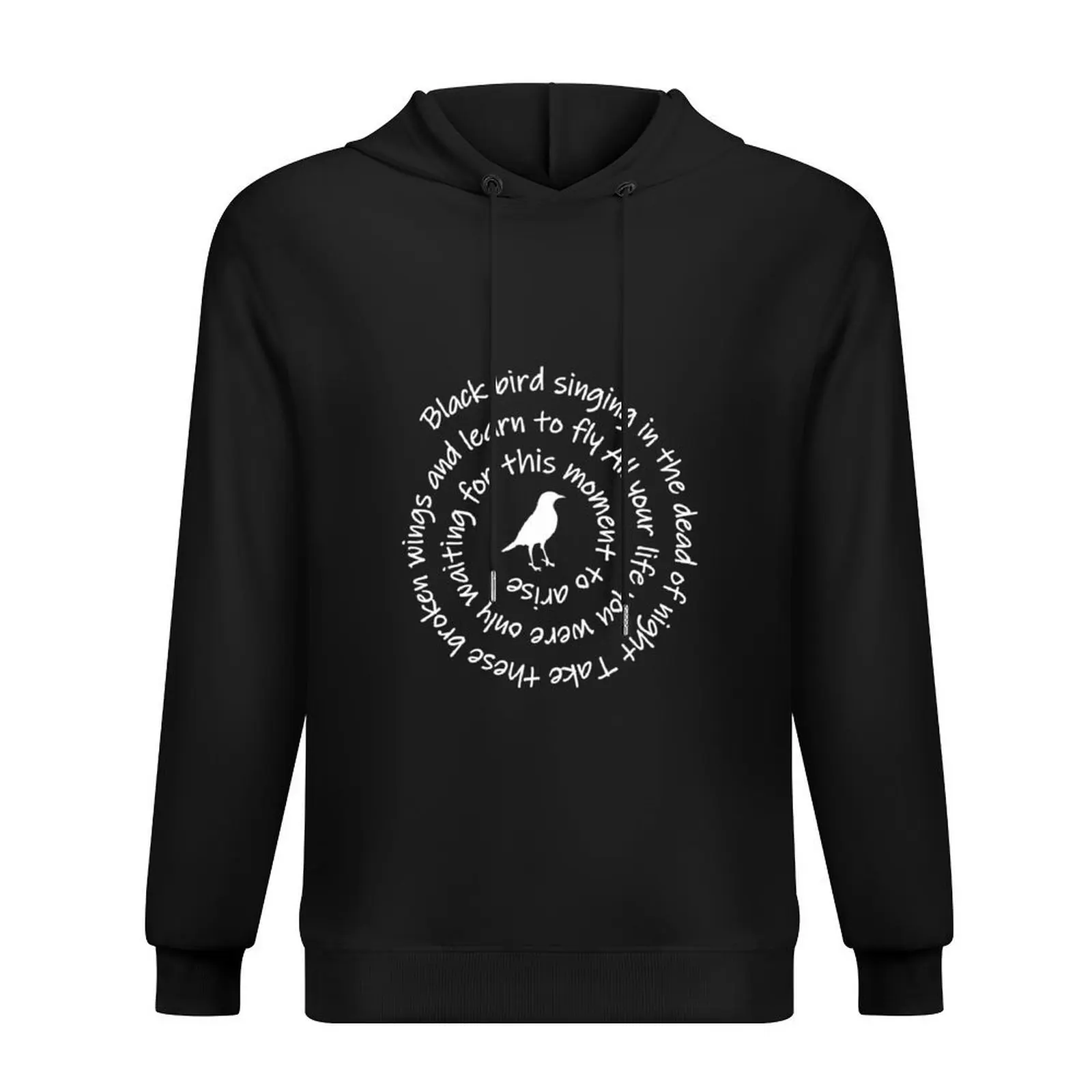 Blackbird Singing In The Dead Of Night Hoodie autumn jacket men men clothing aesthetic clothing blouse men hoodie