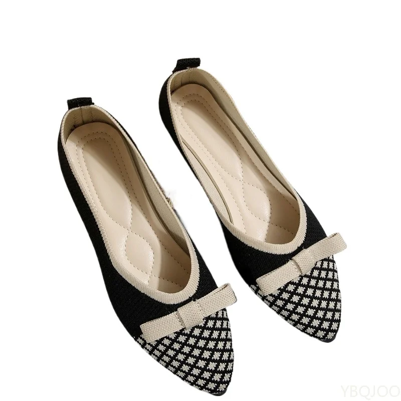 المرأة الجديدة الفم الضحلة تنوعا الأحذية المسطحة ربيع الخريف أزياء لينة أسفل بسيطة مريحة واحدة الأحذية