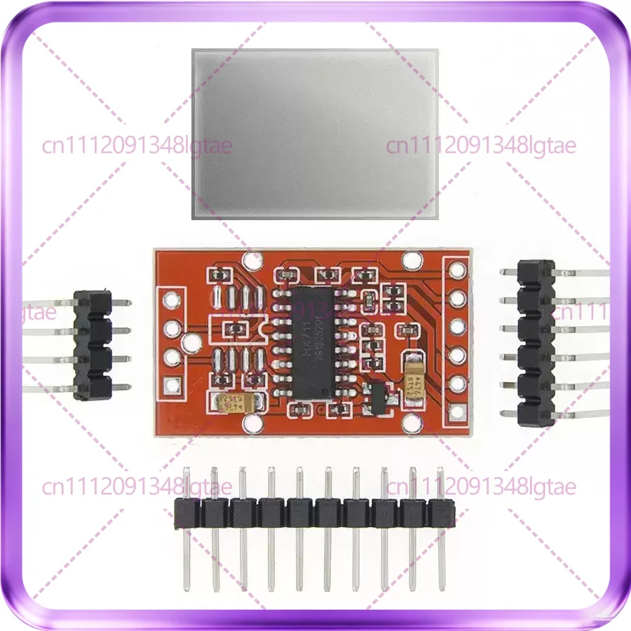 3-10pcs AD module for HX711 load cell, dual channel 24-bit analog-to-digital conversion, with shielding