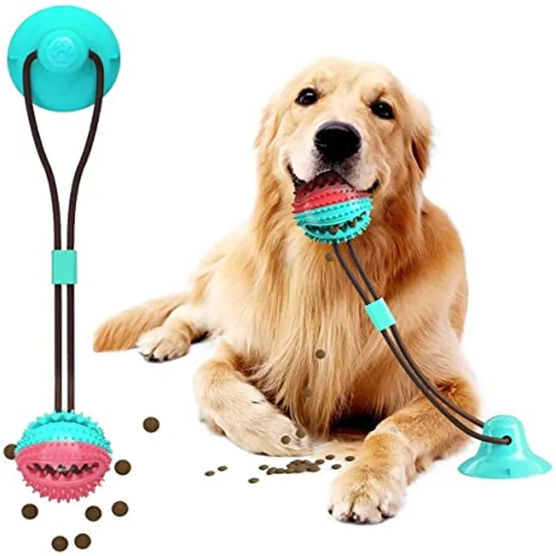 

Custom Interactive dog leash toy with suction cups