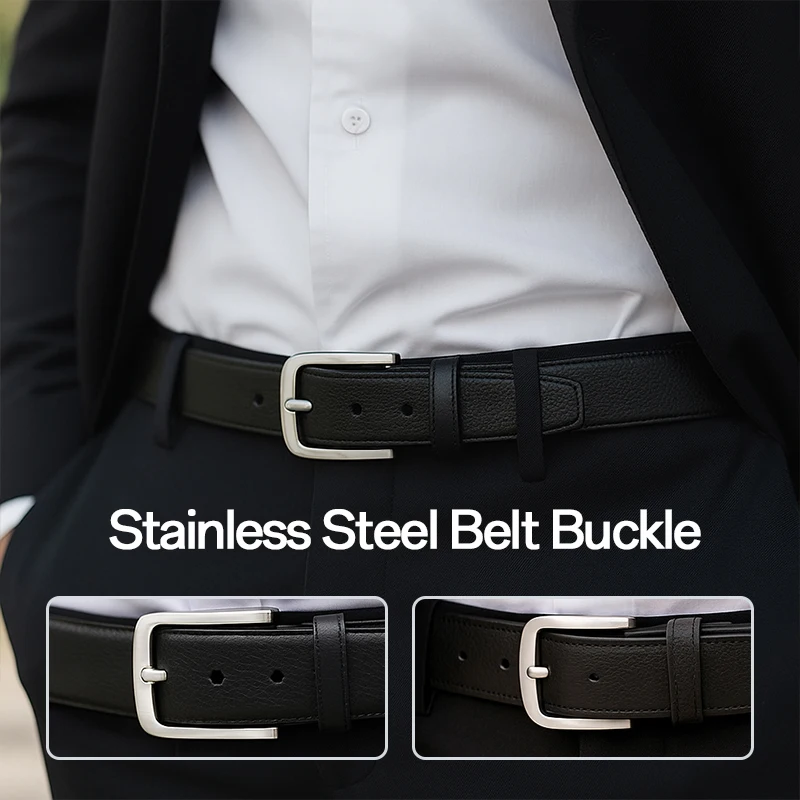 

1/2Pcs 40mm Stainless Steel Belt Buckle for Men Waistband Metal Buckles Adjust Belts Pin Clasp DIY Leather Crafts Accessories