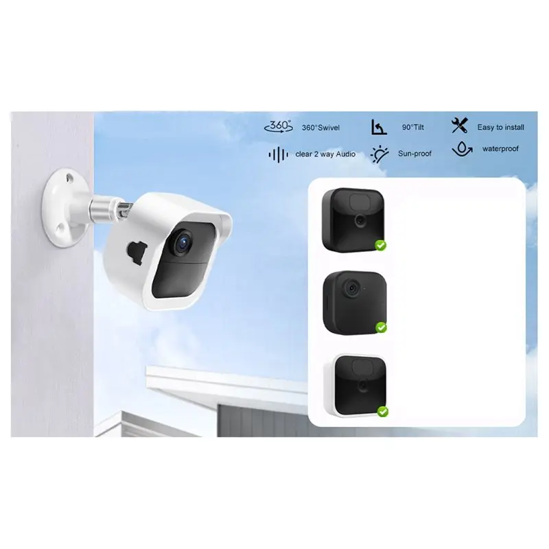 【RECOMENDAR】Weatherproof Wall Mount Protective Housing And 360 Degree Adjustment For Blink Outdoor 4& 3 Camera Systems