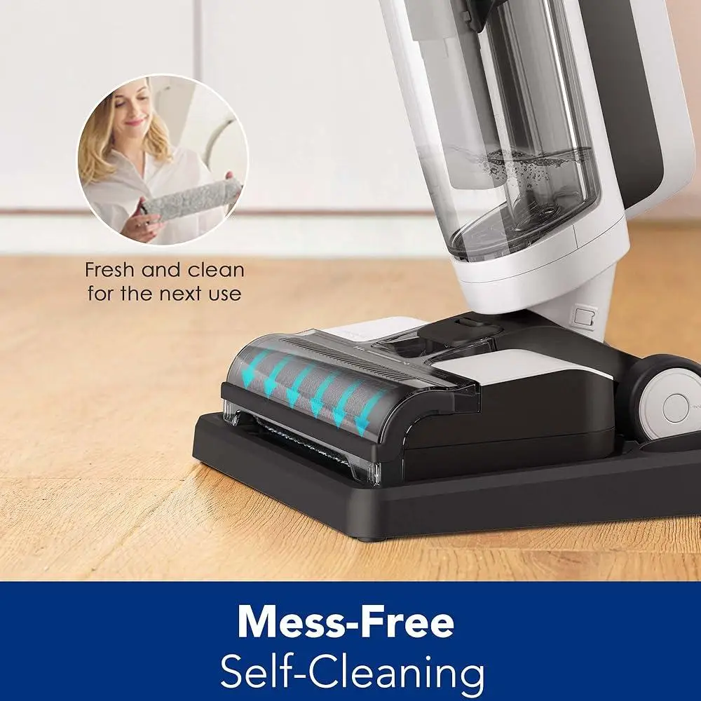 Cordless 2-in-1 Wet Dry Vacuum and Mop Self-Cleaning Lightweight Floor Cleaner Easy Maneuvering High Performance Hard Floor Care
