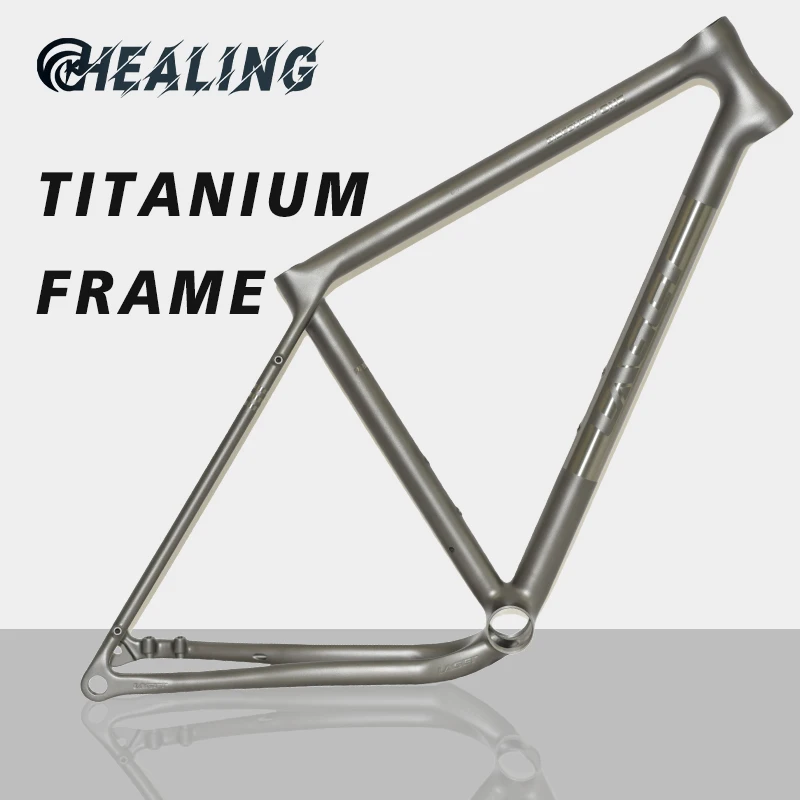 Titanium Bike Road Bicycle Frame Accessores Race Cycling Frameset Gravel Bike Frame Road Bike Parts