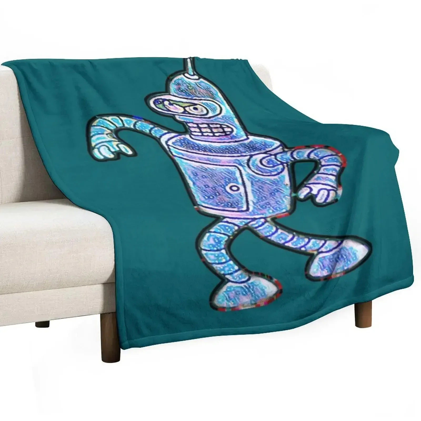 Bender Strut Midnight Edition Throw Blanket christmas decoration Stuffeds Designers Sofa Blankets