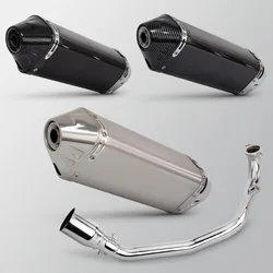 Universal For Yamaha Zuma GY6 Tank Engine 125CC 150CC 200CC Scooter Exhaust Full System TRC-GP Muffler with DB Killer Front Pipe