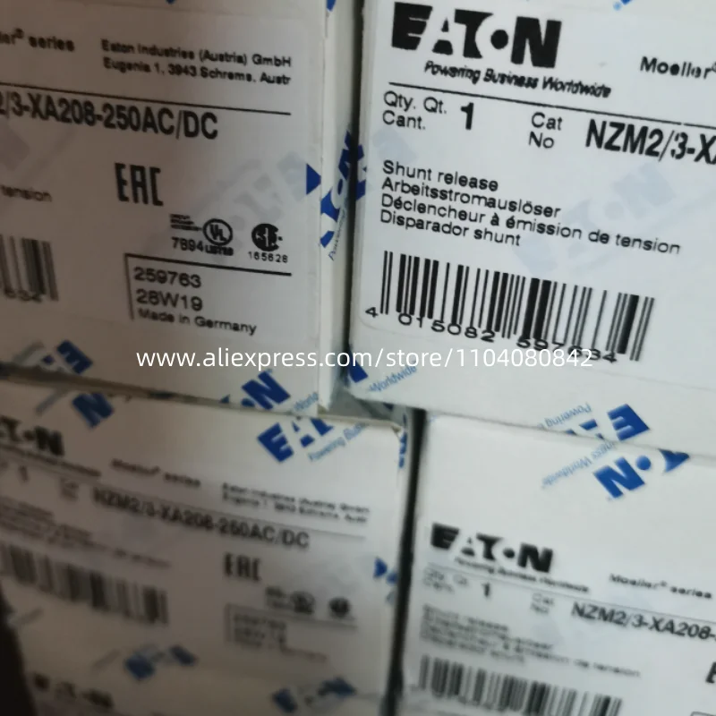 

Новый оригинальный EATON шунтирующая катушка NZM2/3-XA208-250AC/DC