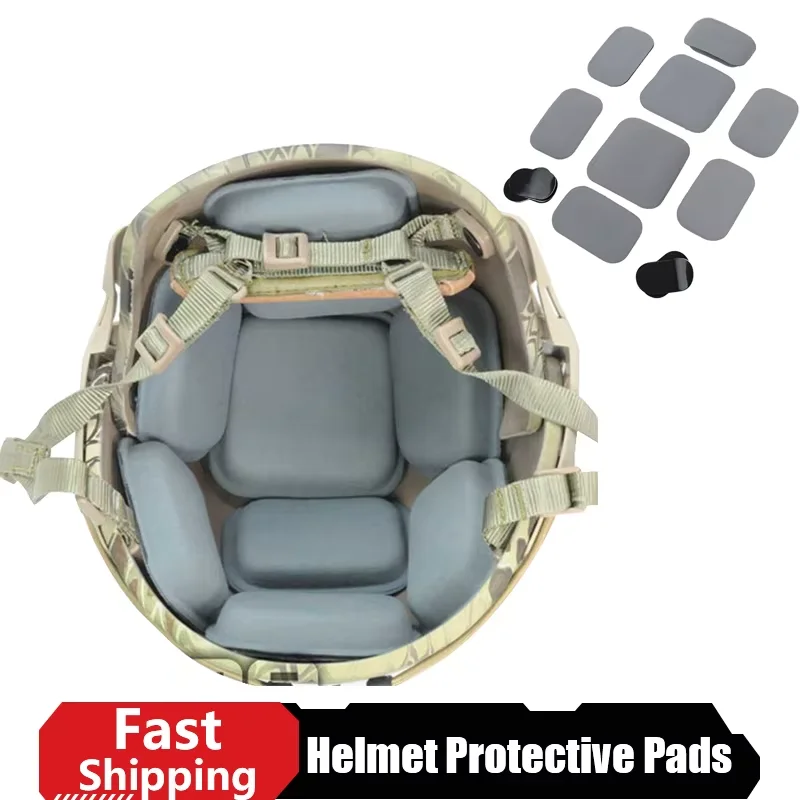 FMA Tactical Helmet Protective Pads for CP Helmet Replacement Helmet Pad Set Memory Foam Pads for Tactical Helmet Accessories